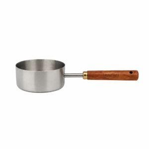 Kupe matese me dorezë druri 250ml silver-302020250040