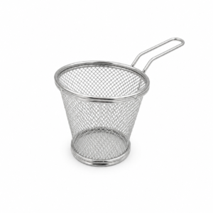 Mini kosh për skuqje, i rrumbullakët Ø 10 cm, lartësia 9 cm, prej çeliku inox 18/10 – 8000409349832